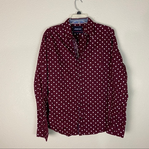Aeropostale Valentines Day Shirt Hearts Medium - Picture 1 of 7